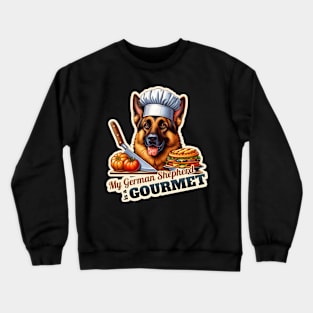 German Shepherd  Chef Crewneck Sweatshirt